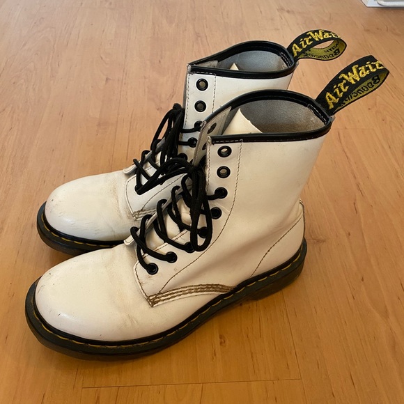 White 1460 Dr. Martens - Picture 3 of 5